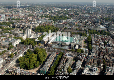 Bloomsbury e il Museo Britannico e dall'aria. Foto Stock