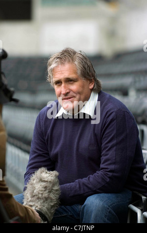 Scott Johnson è presentato come il nuovo allenatore del falco pescatore di rugby al Liberty Stadium di Swansea. Foto Stock