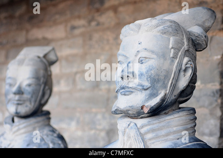 Famoso e antico guerrieri di terracotta di Xian, Cina Foto Stock