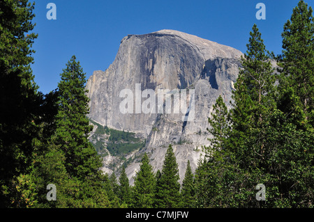 La mezza cupola. Parco Nazionale di Yosemite in California, Stati Uniti d'America. Foto Stock