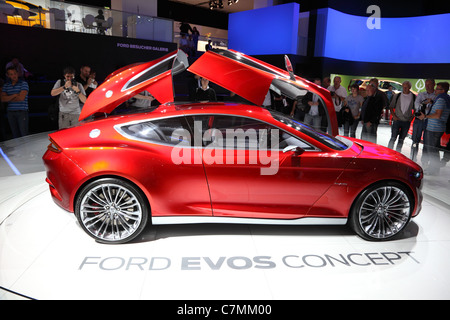 Ford Concept Car EVOS al sessantaquattresimo IAA (Internationale Automobil Ausstellung) Foto Stock