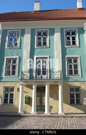 Street, alloggiamento, edifici Tallinn, Estonia Foto Stock