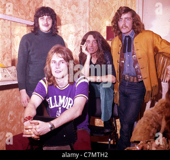 Dieci anni dopo circa 1970 con da sinistra: Rick Lee, Alvin Lee, Chick Churchill, Leo Lione Foto Stock