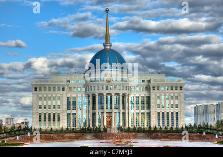 Presidente residence Ak-Orda, Astana, Kazakistan. Immagine hdr. Foto Stock