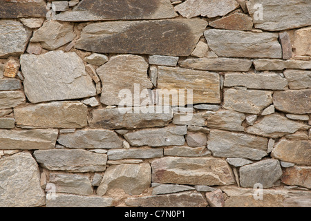 Muro di pietra texture per designer e artisti 3d Foto Stock