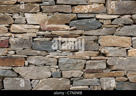 Muro di pietra texture per designer e artisti 3d Foto Stock