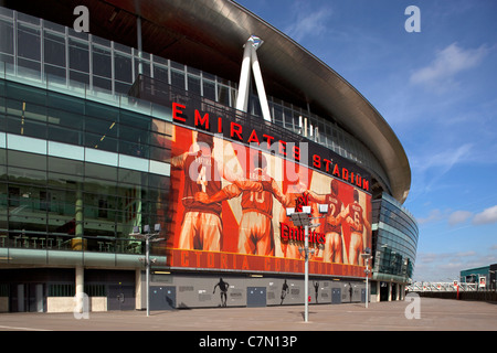 Arsenal Emirates Stadium, Islington, Londra Foto Stock