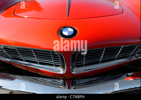 Dettaglio, BMW 507 auto d'epoca, Classic Rally di Amburgo a Berlino, Mercato del Pesce, Amburgo, Germania, Europa Foto Stock