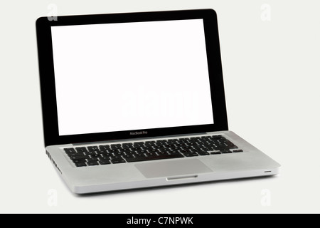 Un Apple MacBook Pro Laptop - isolato. Foto Stock
