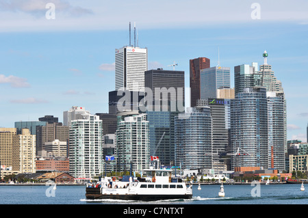 Toronto edifici finanziari, Harbourfront, Queens Quay Foto Stock