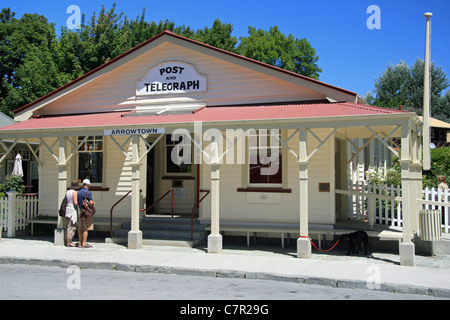 Post e telegrafo ufficio a Arrowtown Nuova Zelanda Foto Stock