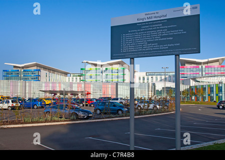 King's Mill Ospedale, Mansfield, Nottinghamshire, England, Regno Unito Foto Stock