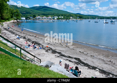 Spiaggia Camden Maine New England USA Foto Stock