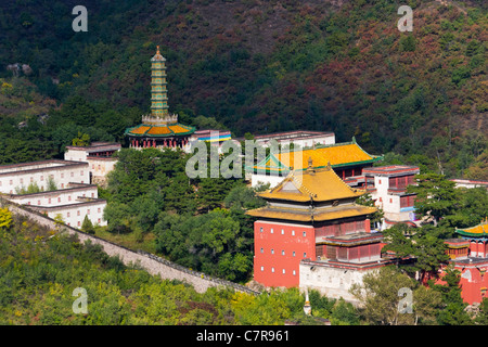 Xumifushou tempio, costruito dopo il Potala, Chengde Mountain Resort e i suoi templi periferici, nella provincia di Hebei, Cina Foto Stock