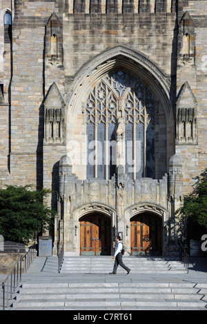 Sterling Memorial Library. Università di Yale. New Haven, CT. Foto Stock