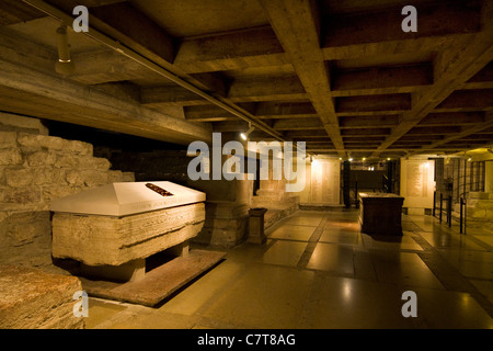 L'Italia, Trentino Alto Adige, Trento, interno del Duomo, la cripta Foto Stock