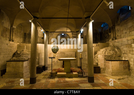 L'Italia, Trentino Alto Adige, Trento, interno del Duomo, la cripta Foto Stock