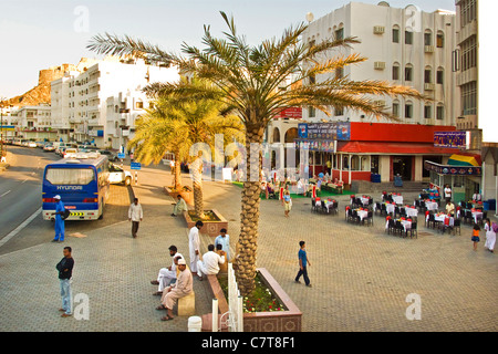 Oman, Moscato, la corniche Foto Stock