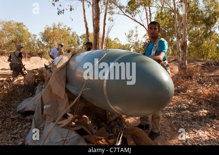 P 21 Styx radar guidato i missili cruise usati da Col conflitto Gheddafi guerra civile arma Gheddafi Foto Stock