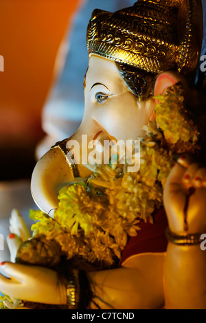 Dio Ganesha a Ganesh Festival, India. Foto Stock