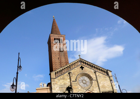 L'Italia, Emilia Romagna, Piacenza il Duomo Foto Stock