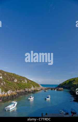 Porto Porthclais St Brides Bay Pembrokeshire Wales Foto Stock