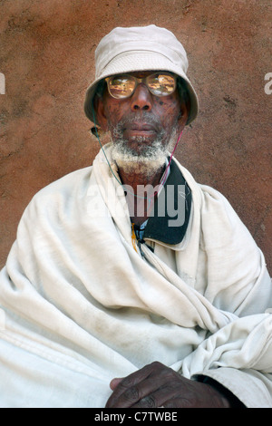 Africa, Etiopia, Wukro, old pilgrin Foto Stock