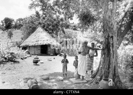 Africa, Senegal, villaggio Bedik in Andiel Foto Stock