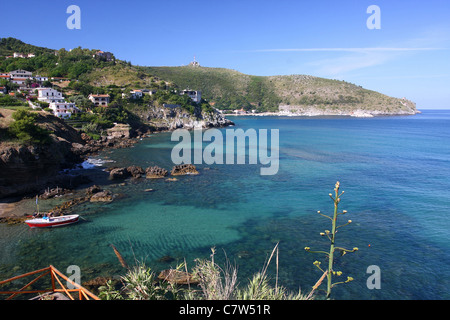 Palinuro Klippen . A Capo Palinuro, nel Parco Nazionale del Cilento, Campania ...