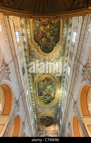 L'Italia, Campania, Sorrento, la cattedrale soffitto Foto Stock