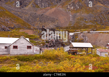 HATCHER PASS, Alaska, Stati Uniti d'America - Indipendenza il mio stato storico parco. Foto Stock