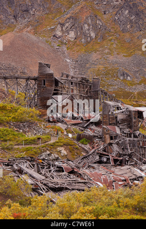 HATCHER PASS, Alaska, Stati Uniti d'America - Indipendenza il mio stato storico parco. Foto Stock