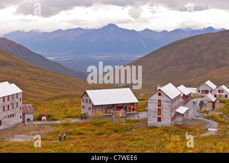 HATCHER PASS, Alaska, Stati Uniti d'America - Indipendenza il mio stato storico parco. Foto Stock