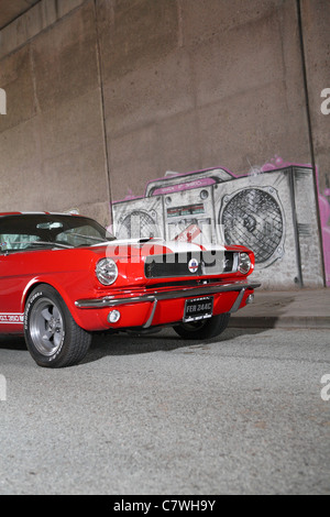 Red Shelby Cobra Mustang Foto Stock