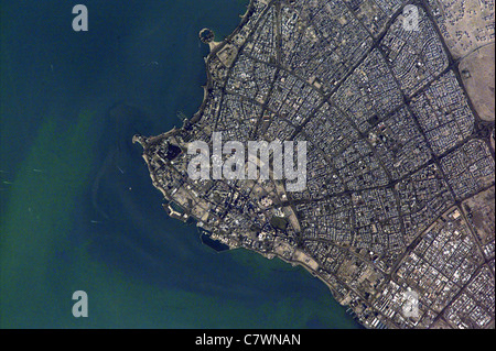 Kuwait City, vista aerea di Kuwait City Foto Stock