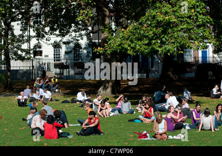 Lincoln' s Inn campi, Londra, Inghilterra Foto Stock