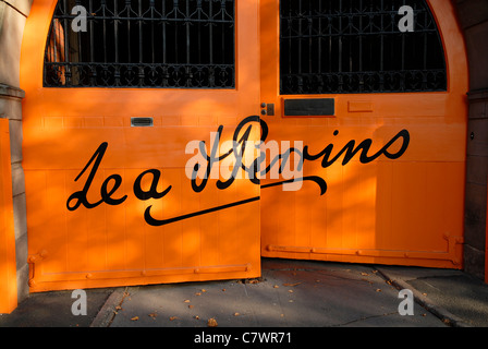 Lea e salsa Perrins cancelli di fabbrica a Worcester, 2011. Foto Stock