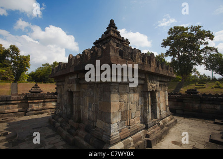 Tempio Sambisari, Prambanan (Patrimonio Mondiale dell'UNESCO), Java, Indonesia Foto Stock