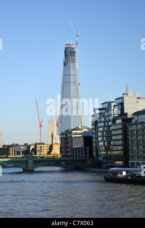 La Shard London Bridge Tower noto anche come il frammento di vetro Foto Stock