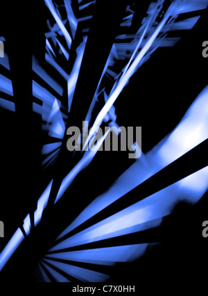 Dark Blue design Foto Stock