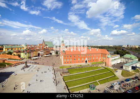 Castello reale nella Città Vecchia (Polacco: Stare Miasto, Starowka) di Varsavia, Polonia Foto Stock