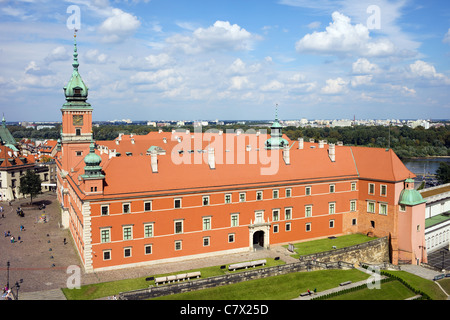 Royal Castle (Polacco: Zamek Krolewski) nella Città Vecchia di Varsavia, Polonia Foto Stock