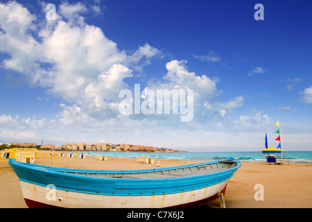 Spiaggia di Salou a Tarragona Catalogna Spagna al Mediterraneo Foto Stock