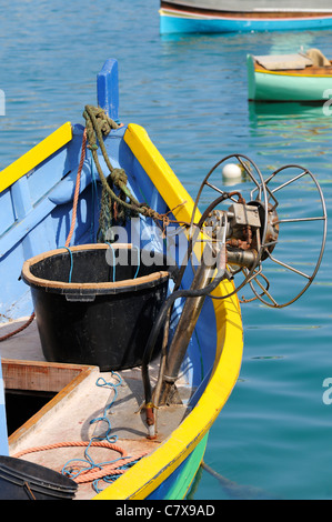 Barche da pesca maltesi Foto Stock