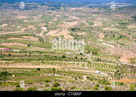 Aras de los Olmos valle nella provincia di Valencia Spagna Foto Stock