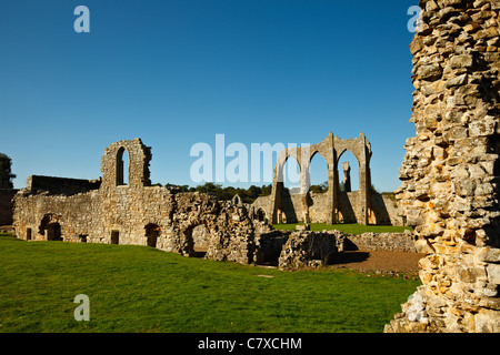 Bayham abbey rovine. Foto Stock