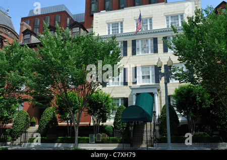 Blair House, Lafayette Square, Washington DC, Stati Uniti d'America Foto Stock