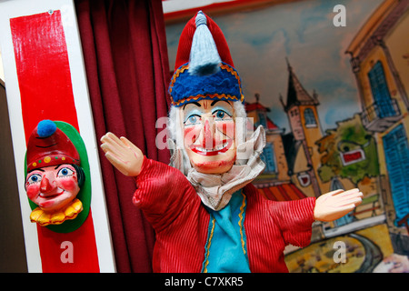 Punch e Judy Show al Covent Garden Punch & Judy Festival a Londra Foto Stock