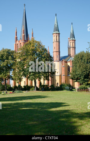 Heilig Geist Kirche, Werder Havel, Brandeburgo, Germania Foto Stock