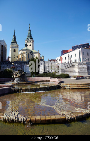 Chiesa della Santissima Trinità, Zilina, Slovacchia Foto Stock